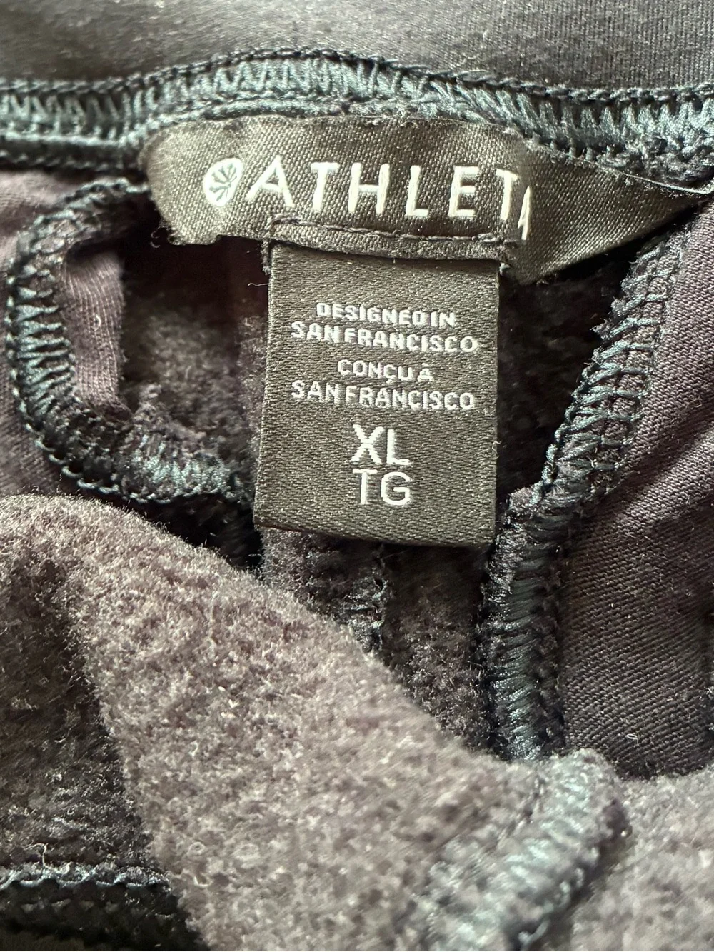 Athleta Retroplush Velvet Snap Ankle Lounge Pants - Picture 8 of 9